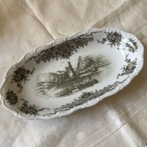 Bavaria Porcelain Seltmann Weiden Baroque Rheingau oval serving bowl 9.25”